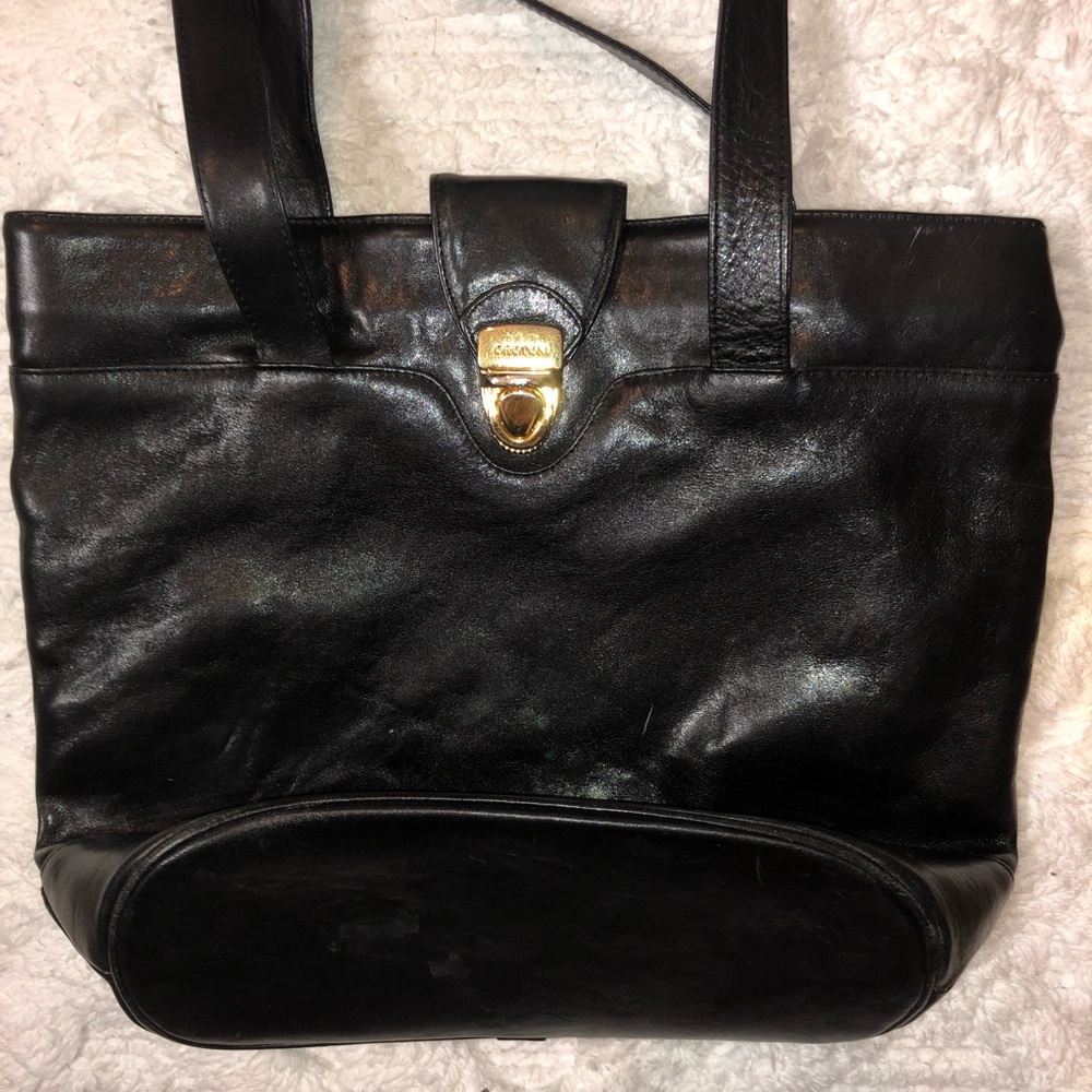 Stunning Black Leather Oroton Tote 🖤🖤🖤🖤
